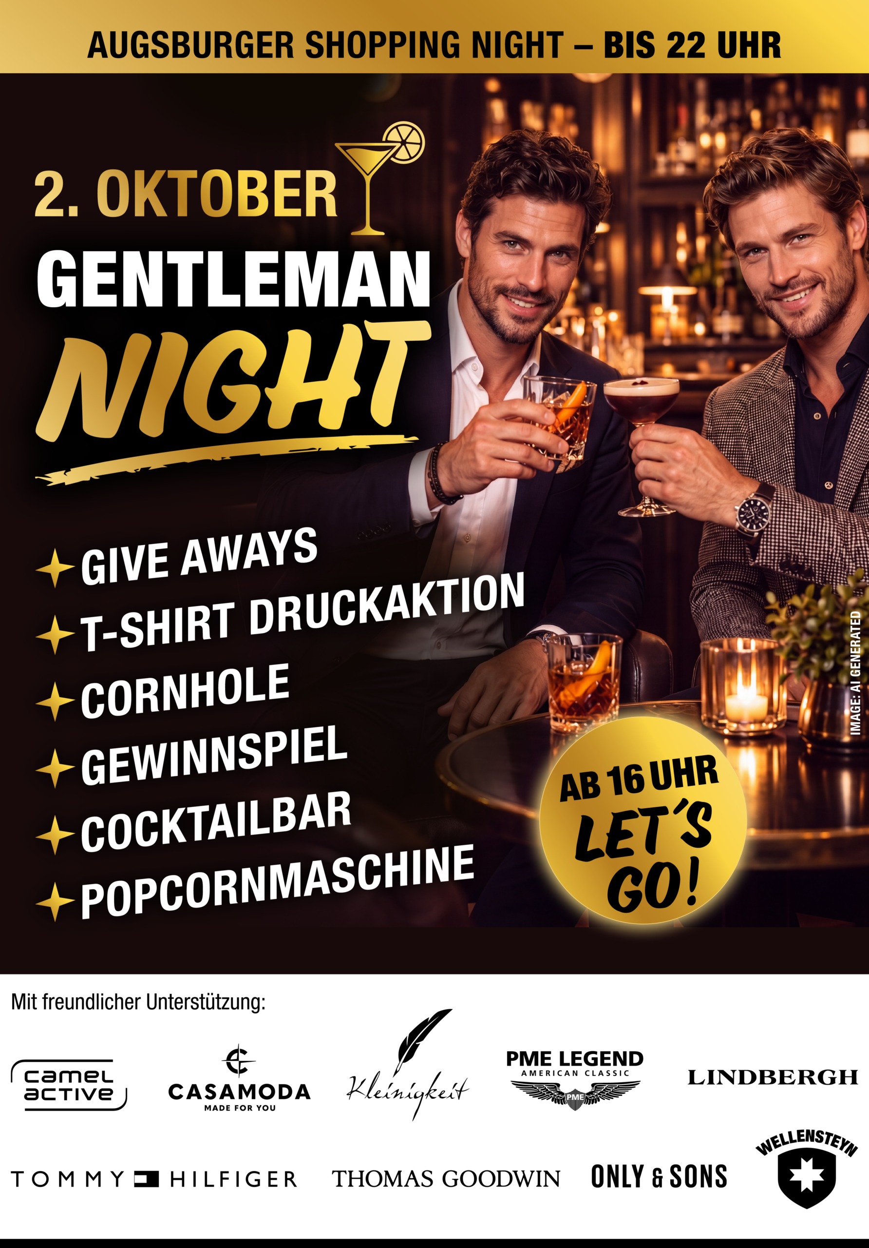 Augsburger Shopping Night "GENTLEMAN NIGHT"