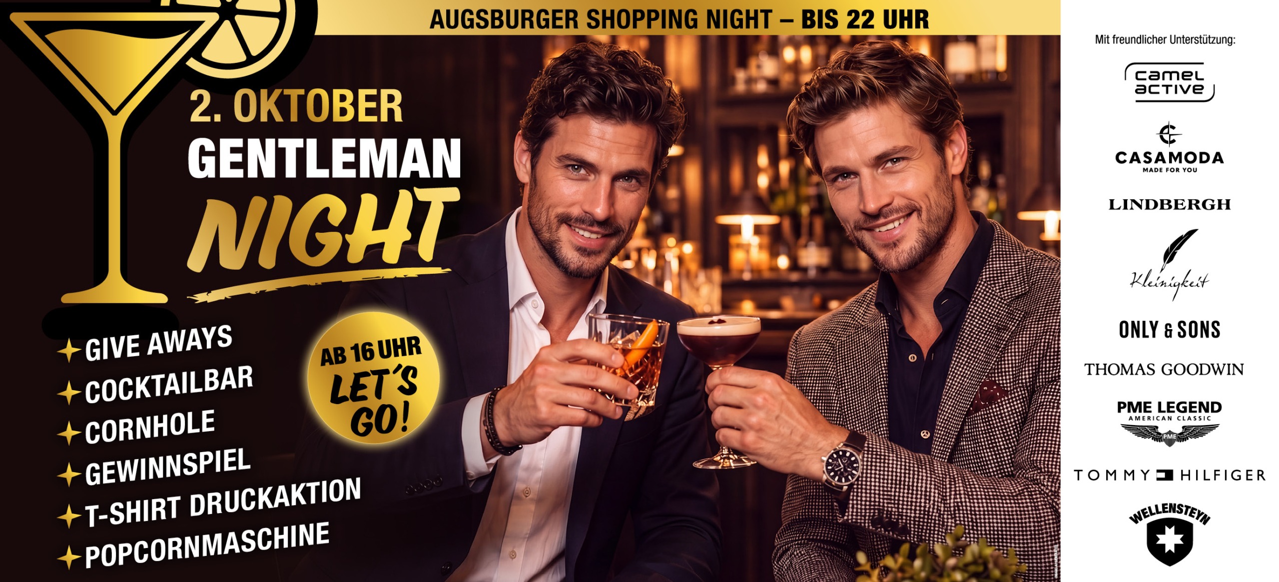 Augsburger Shopping Night "GENTLEMAN NIGHT"